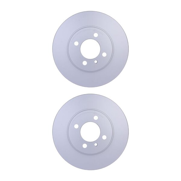 2 Brake Discs internally ventilated Ø 66 mm 22 mm HELLA for BMW 3 Series