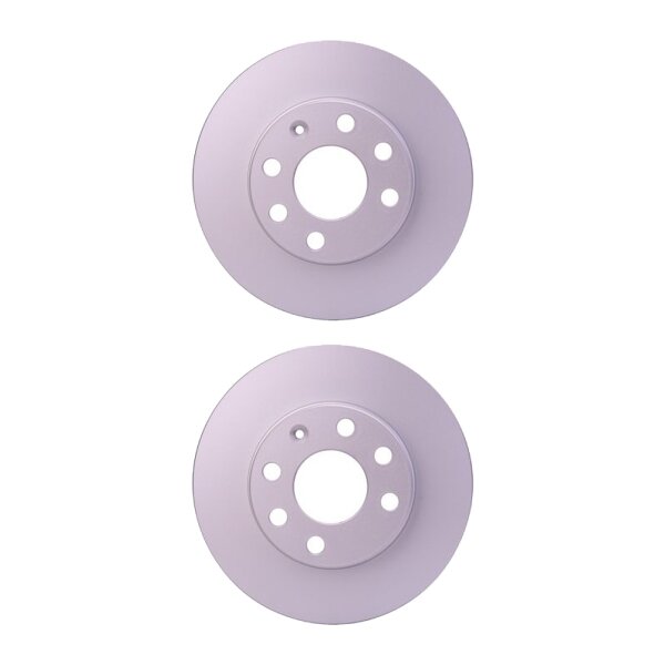 2 Brake Discs internally ventilated Ø 60 mm 20 mm HELLA for e.g. OPEL ASTRA