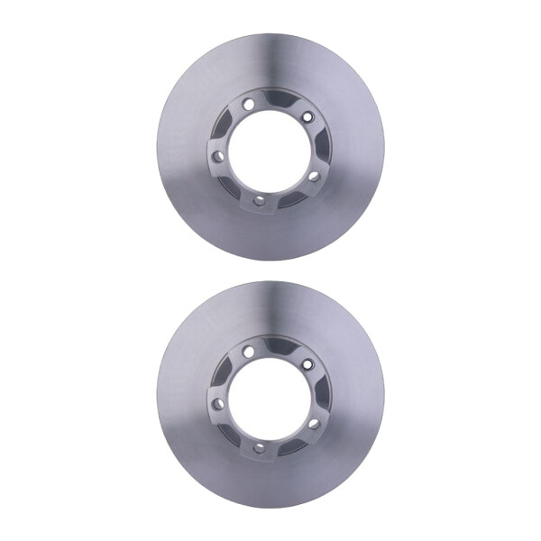 2 Brake Discs full Ø 91 mm 20 mm HELLA suitable for e.g. VW LT