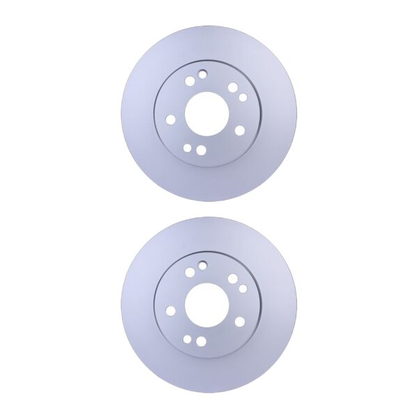 2 Brake Discs full Ø 67 mm 12 mm HELLA suitable for e.g. MB 124