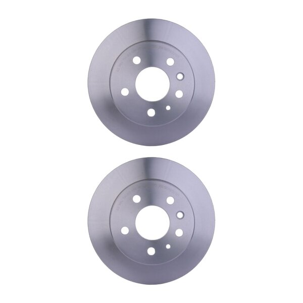 2 Brake Discs full Ø 67 mm 10 mm HELLA suitable for e.g. MB S-CLASS