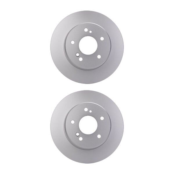 2 Bremsscheiben voll Ø 67 mm 9 mm HELLA passend für u.a. MB 124