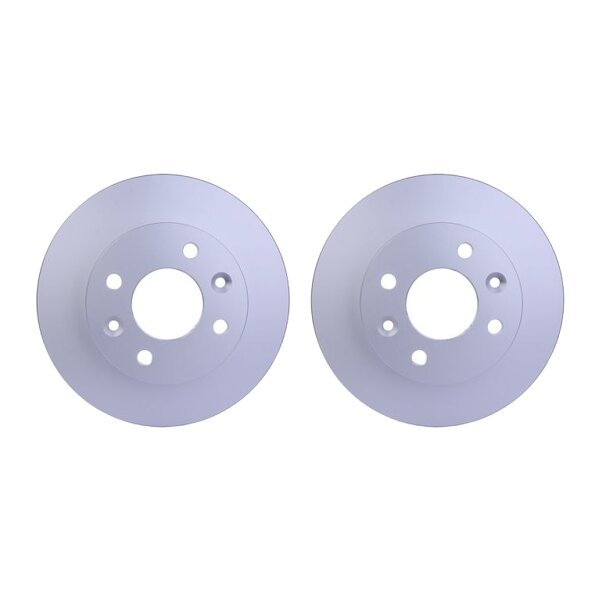 2 Bremsscheiben voll Ø 61,1 mm 8,2 mm HELLA passend für u.a. RENAULT RAPID