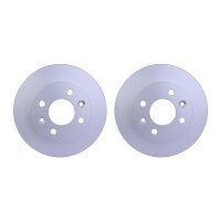 2 Bremsscheiben voll Ø 61,1 mm 8,2 mm HELLA...