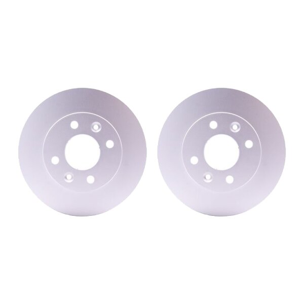 2 Brake Discs full Ø 61 mm 12 mm HELLA suitable for e.g. RENAULT RAPID