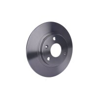 2 Brake Discs full Ø 57 mm 8 mm HELLA suitable for e.g. CITROËN AX