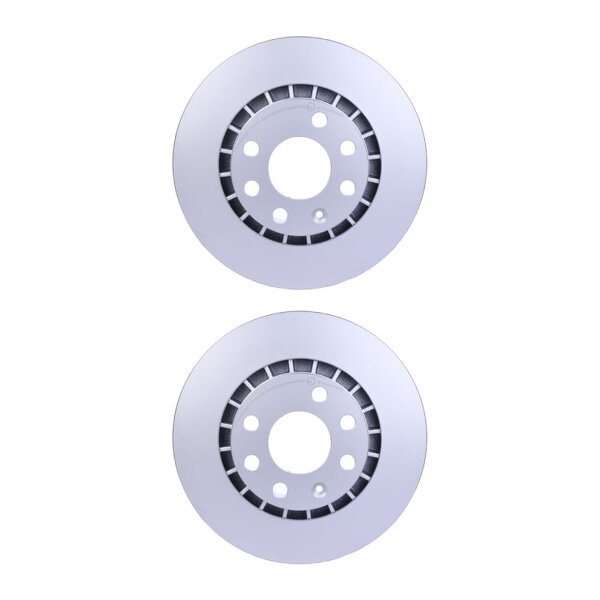 2 Brake Discs with external ventilation Ø 60 mm 24 mm HELLA for e.g. OPEL VECTRA