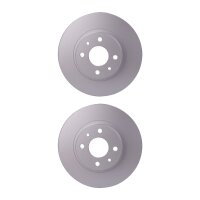 2 Brake Discs full Ø 59 mm 12 mm HELLA suitable...