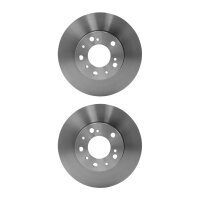 2 Brake Discs full Ø 73 mm 16 mm HELLA suitable...