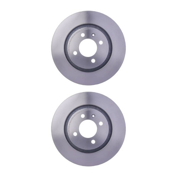 2 Brake Discs externally ventilated Ø 65 mm 21.9 mm HELLA for SEAT CORDOBA