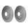 2 Brake Discs externally ventilated Ø 66.1 mm 20.4 mm HELLA for PEUGEOT 405