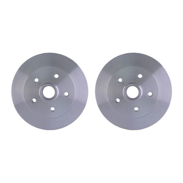 2 Brake Discs full Ø 45.2 mm 16 mm HELLA suitable for e.g. VW TRANSPORTER