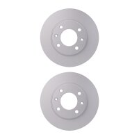 2 Bremsscheiben voll Ø 71,1 mm 8 mm HELLA passend...