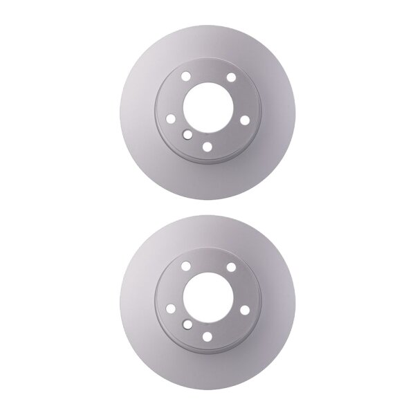 2 Brake Discs full Ø 79 mm 12 mm HELLA suitable for e.g. BMW 3 Series
