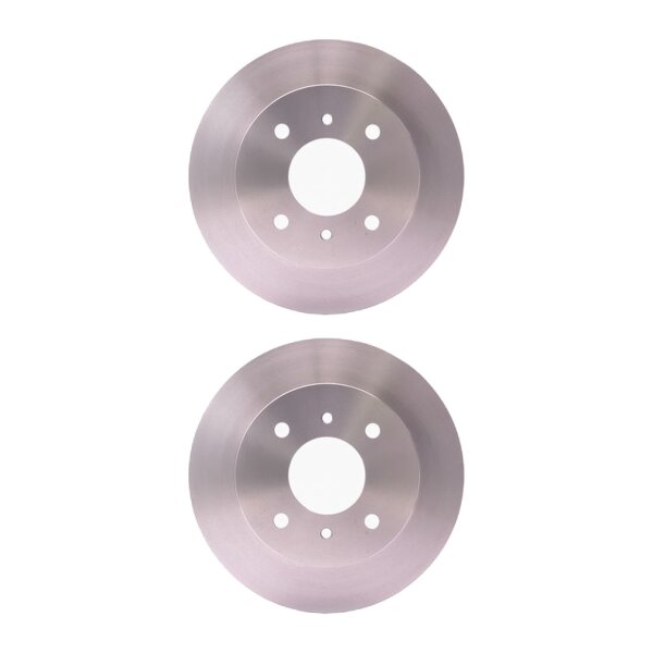 2 Brake Discs full Ø 68 mm 10 mm HELLA suitable for e.g. NISSAN PRIMERA