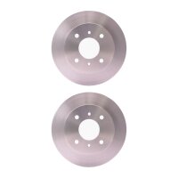 2 Brake Discs full Ø 68 mm 10 mm HELLA suitable...