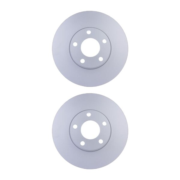 2 Brake Discs full Ø 68 mm 15 mm HELLA suitable for e.g. AUDI A4