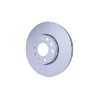 2 Brake Discs externally ventilated Ø 68 mm 25 mm HELLA for e.g. AUDI A4