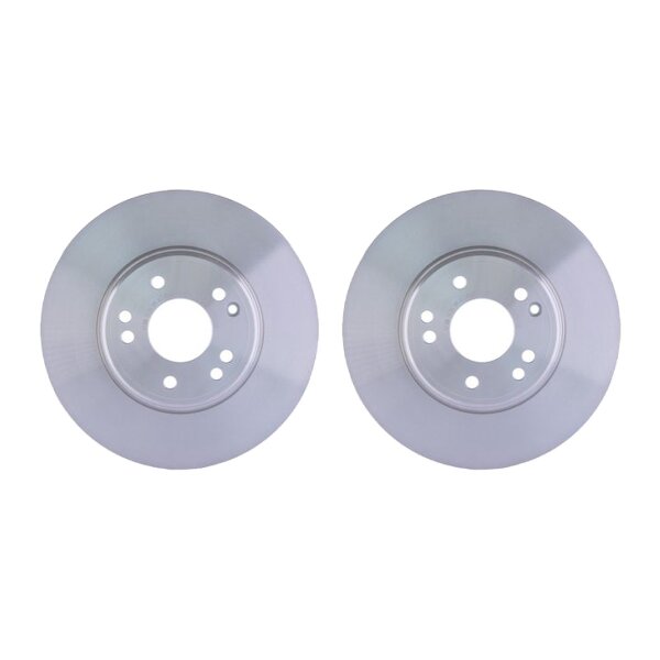 2 Brake Discs internally ventilated Ø 67 mm 28 mm HELLA suitable for e.g. MB SL