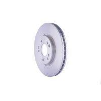 2 Brake Discs internally ventilated Ø 67 mm 28 mm HELLA suitable for e.g. MB SL