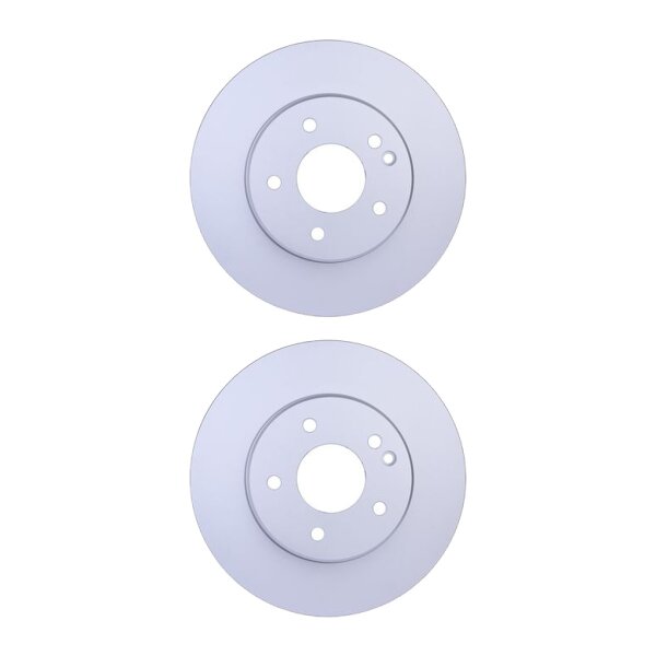 2 Brake Discs internally ventilated Ø 67 mm 22 mm HELLA for e.g. MB C-CLASS