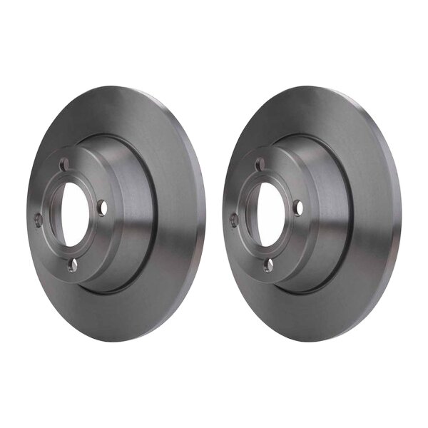 2 Brake Discs full Ø 68 mm 13 mm HELLA suitable for e.g. AUDI 80