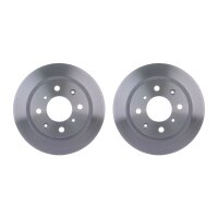 2 Brake Discs full Ø 61 mm 10 mm HELLA suitable...