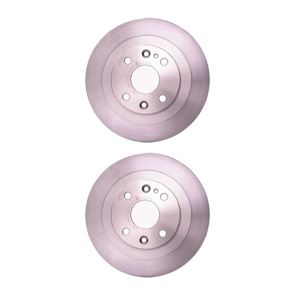 2 Brake Discs full Ø 55 mm 9 mm HELLA suitable for e.g. MAZDA 323