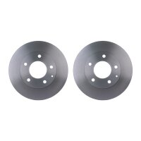 2 Brake Discs internally ventilated Ø 72 mm 24 mm...