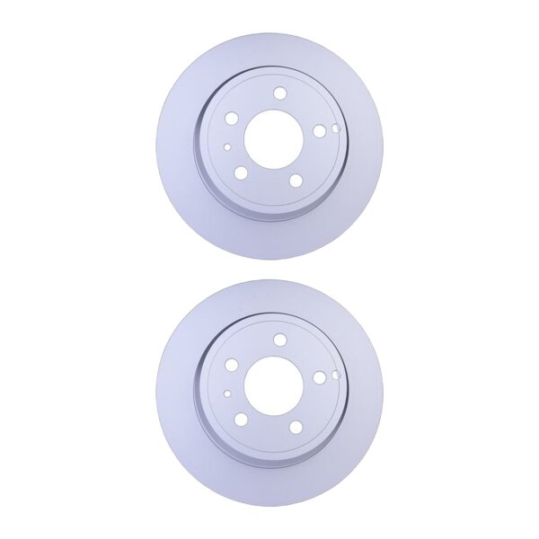 2 Brake Discs full Ø 68 mm 9.6 mm HELLA suitable for e.g. VOLVO S70