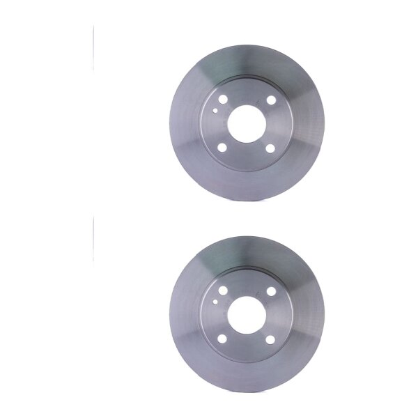 2 Brake Discs internally ventilated Ø 55 mm 22 mm HELLA for e.g. MAZDA 323