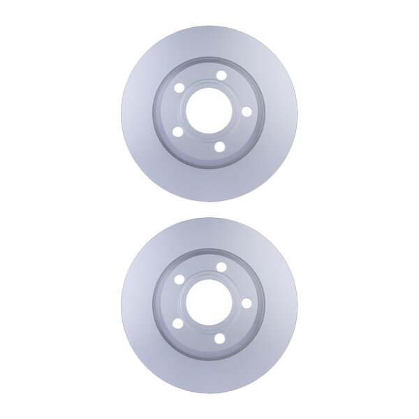 2 Brake Discs full Ø 68 mm 13 mm HELLA suitable for e.g. AUDI A4