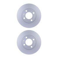 2 Brake Discs full Ø 65 mm 10 mm HELLA suitable...