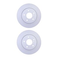 2 Brake Discs full Ø 67 mm 10 mm HELLA suitable...