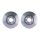 2 Brake Discs externally ventilated Ø 65 mm 25 mm HELLA for e.g. VW GOLF