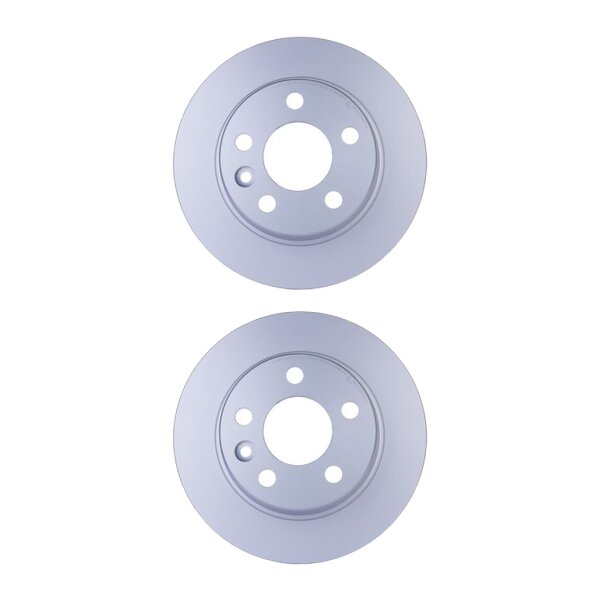 2 Brake Discs full Ø 68.2 mm 9.9 mm HELLA suitable for e.g. VW SHARAN