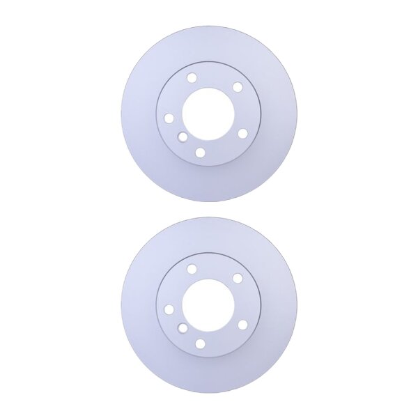 2 Brake Discs internally ventilated Ø 79 mm 22 mm HELLA for BMW 5 Series