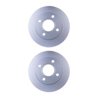 2 Brake Discs full Ø 63.6 mm 12 mm HELLA suitable...