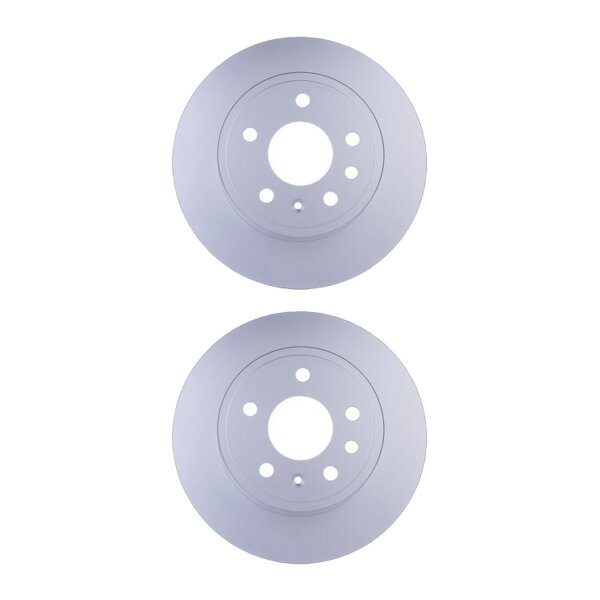 2 Brake Discs full Ø 65.5 mm 9.9 mm HELLA suitable for e.g. SAAB 9-5