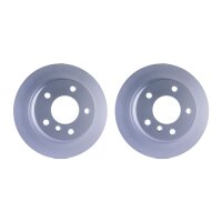 2 Brake Discs full Ø 75 mm 10 mm HELLA suitable...