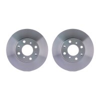 2 Brake Discs internally ventilated Ø 61 mm 21 mm...