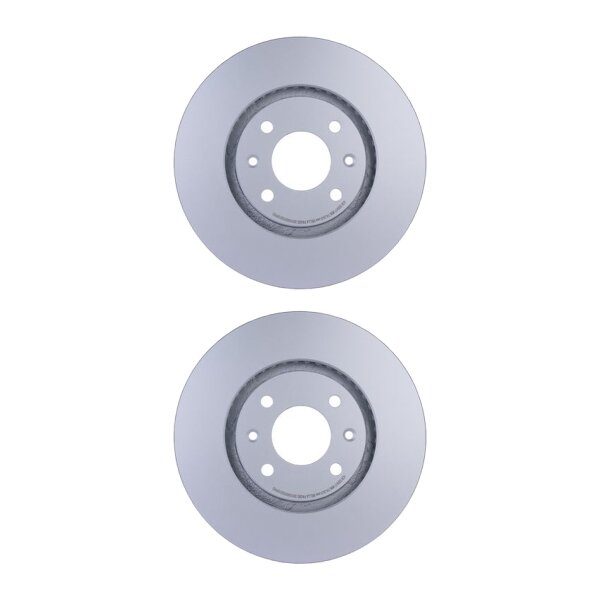 2 Brake Discs externally ventilated Ø 66 mm 26 mm HELLA for PEUGEOT 406