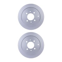 2 Bremsscheiben voll Ø 71,1 mm 10 mm HELLA passend...