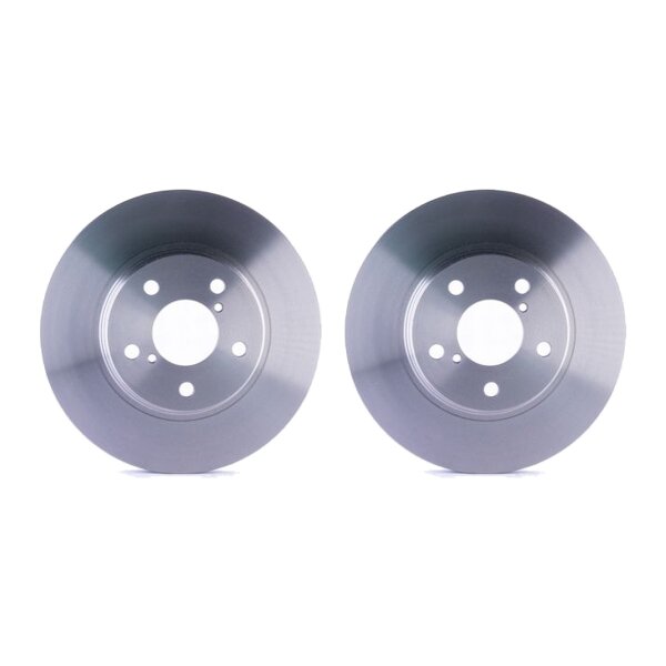2 Brake Discs internally ventilated Ø 58 mm 24 mm HELLA for SUBARU IMPREZA