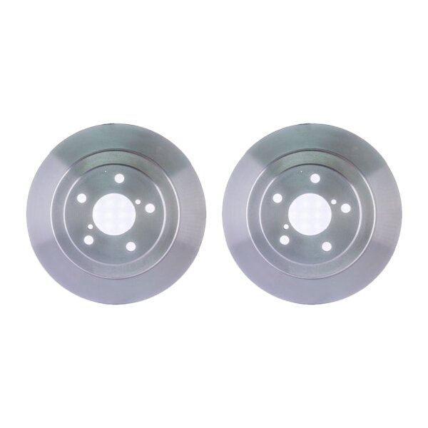 2 Brake Discs full Ø 58 mm 10 mm HELLA suitable for e.g. SUBARU IMPREZA
