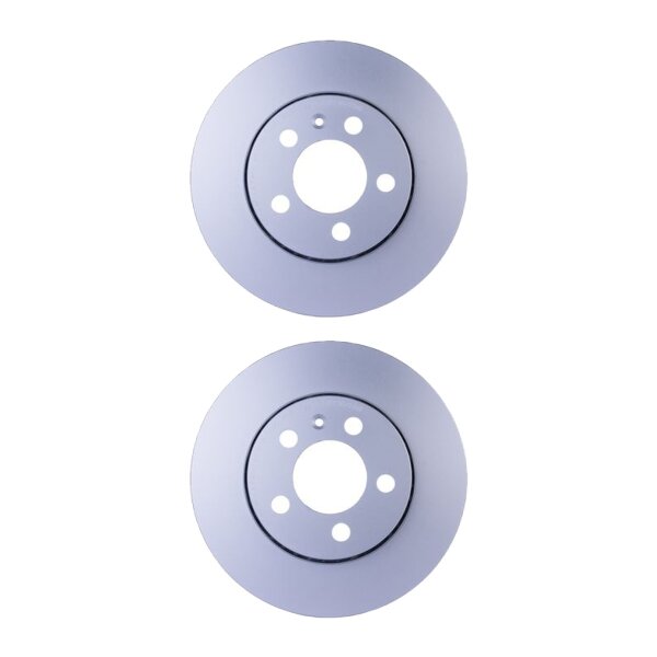 2 Brake Discs externally ventilated Ø 65 mm 22 mm HELLA suitable for SEAT IBIZA