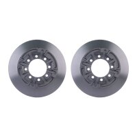 2 Brake Discs full Ø 84 mm 22 mm HELLA suitable...