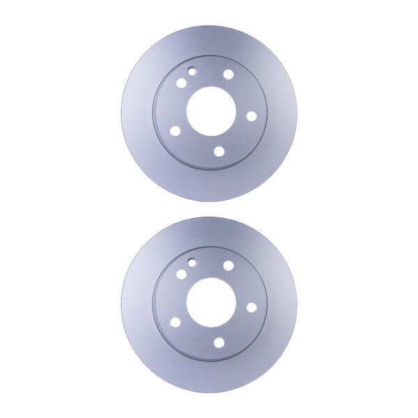 2 Brake Discs full Ø 67 mm 12 mm HELLA suitable for MB A-CLASS