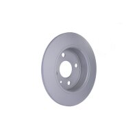 2 Brake Discs full Ø 57 mm 10 mm HELLA suitable for e.g. OPEL ASTRA
