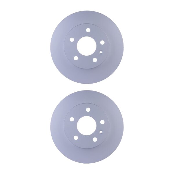 2 Brake Discs full Ø 65.5 mm 10 mm HELLA suitable for e.g. OPEL ASTRA